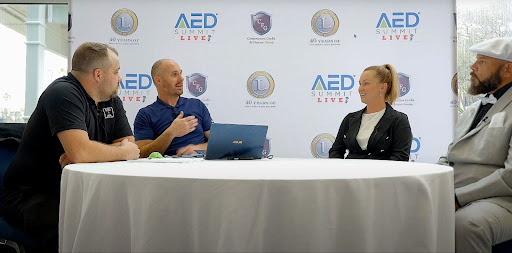 Curtis and Valerie Fort speak at AED Summit about how commercial collections and liens protect receivables.